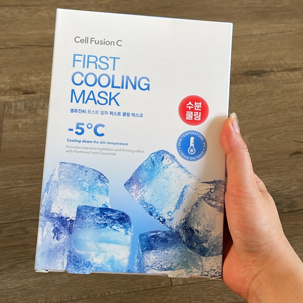Cell Fusion C First Cooling Mask 5 sheet mask Pack NEW